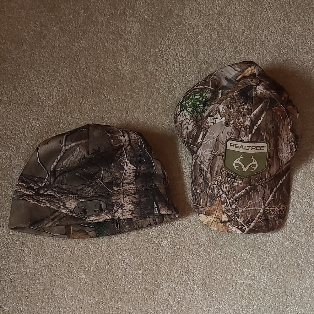Realtree Camouflage Hat Duo